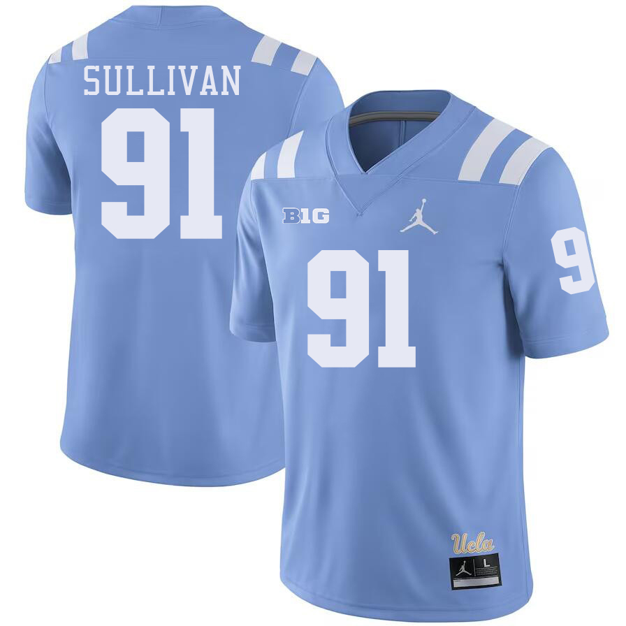 UCLA Bruins #91 Michael Sullivan Big 10 Conference College Football Jerseys Stitched Sale-Power Blue